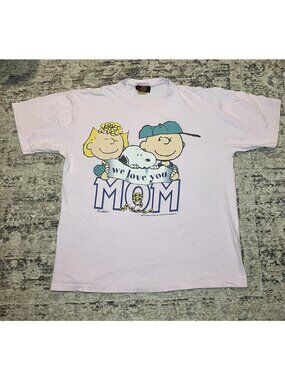Vintage Peanuts Shirt Single Stitch XL Made In USA